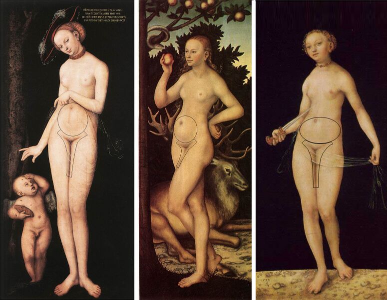 Fichier:Venus Eve et Lucrece de Cranach.jpg